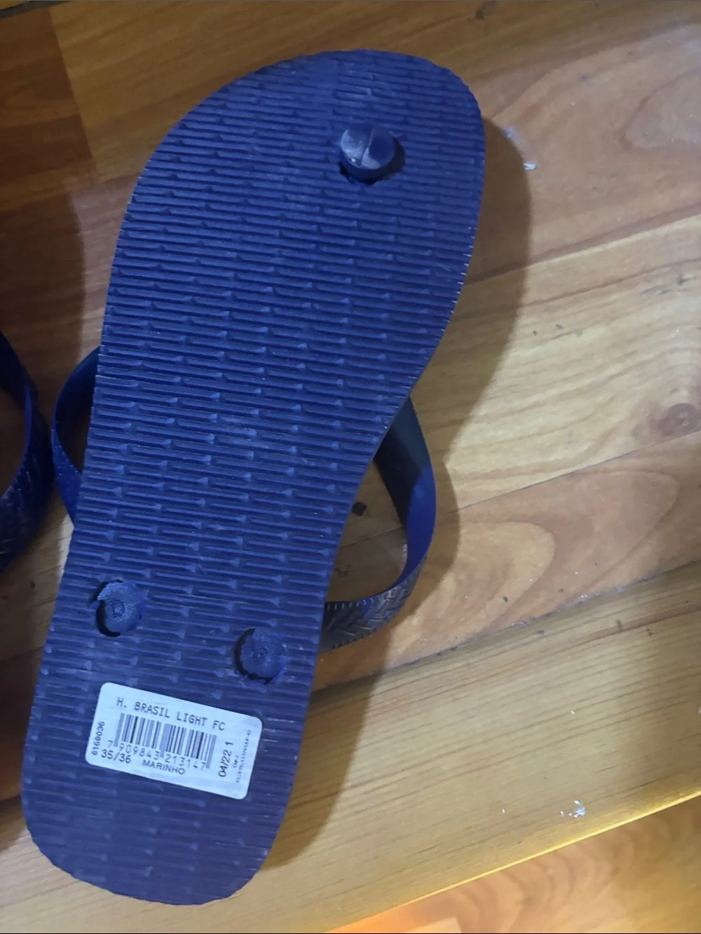 Kids' Navy Blue Flip Flops